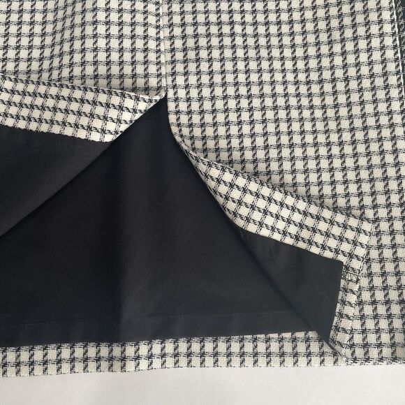 Judith & Charles Virgin Wool Midi Dress Size 4 Picasso Check Sheath Quiet Luxury - Picture 9 of 16